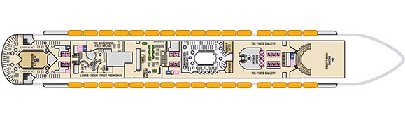 Carnival Dream Deckplan 4