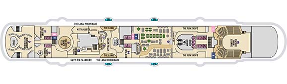 Carnival Dream Deckplan 5