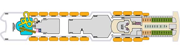 Carnival Elation Deckplan 11