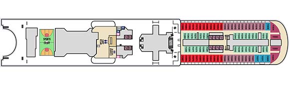 Carnival Firenze Deckplan 11