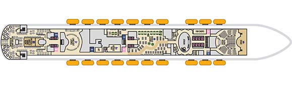 Carnival Firenze Deckplan 4