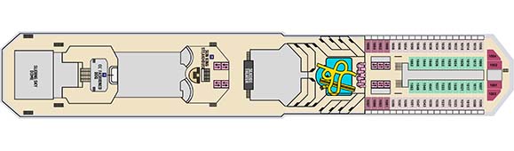 Carnival Freedom Deckplan 10