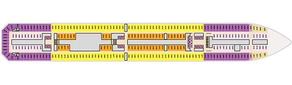 Carnival Freedom Deckplan 2