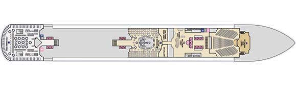 Carnival Freedom Deckplan 3