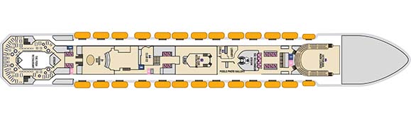 Carnival Freedom Deckplan 4