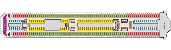 Carnival Freedom Deckplan 8