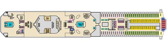 Carnival Freedom Deckplan 9