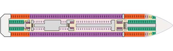 Carnival Glory Deckplan 1