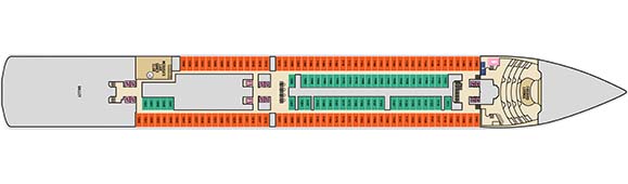 Carnival Legend Deckplan 1