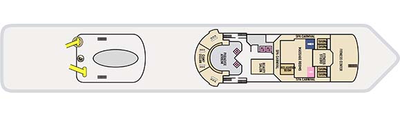 Carnival Paradise Deckplan 12