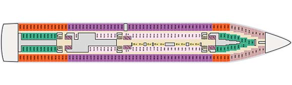 Carnival Paradise Deckplan 4