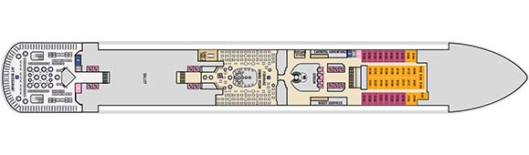 Carnival Radiance Deckplan 3