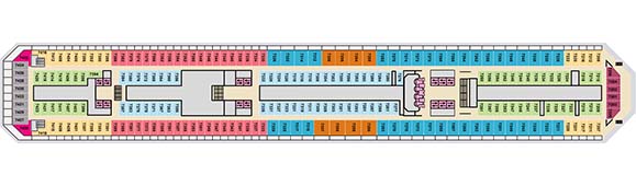 Carnival Radiance Deckplan 7