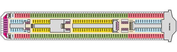 Carnival Radiance Deckplan 8