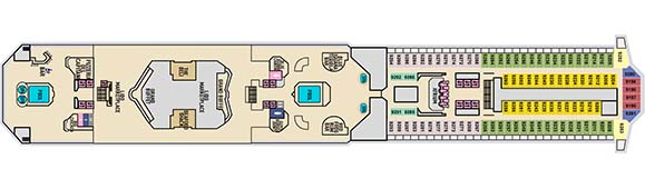 Carnival Radiance Deckplan 9