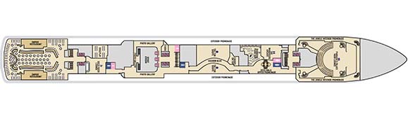 Carnival Spirit Deckplan 3