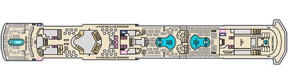 Carnival Spirit Deckplan 9