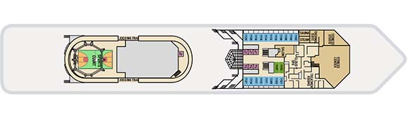 Carnival Sunrise Deckplan 11