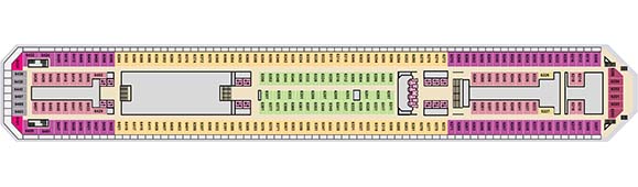 Carnival Sunrise Deckplan 6