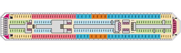 Carnival Sunrise Deckplan 7