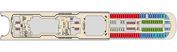 Carnival Vista Deckplan 11