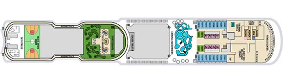 Carnival Vista Deckplan 12