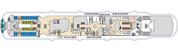 Carnival Vista Deckplan 5