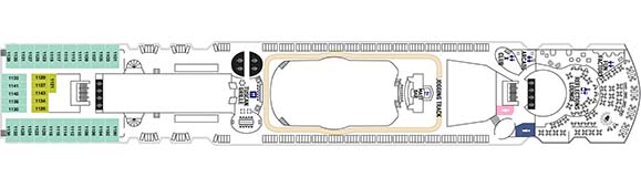 Celebrity Constellation Deckplan 11