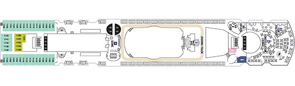 Celebrity Infinity Deckplan 11