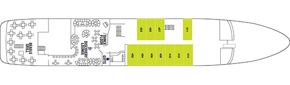 Celebrity Xpedition Deckplan 4