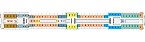 Coral Princess Deckplan 10