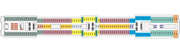 Coral Princess Deckplan 11