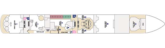 Coral Princess Deckplan 6