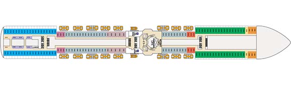 Coral Princess Deckplan 8