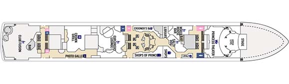 Crown Princess Deckplan 7