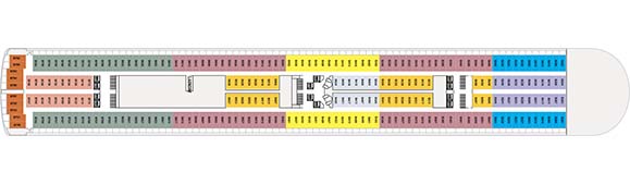 Emerald Princess Deckplan 11