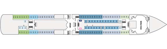 MS Eurodam Deckplan 1