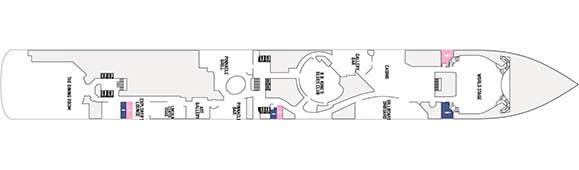 MS Eurodam Deckplan 2