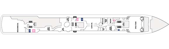 MS Eurodam Deckplan 3