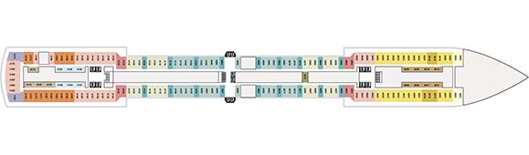 MS Eurodam Deckplan 4