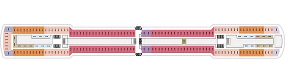 MS Eurodam Deck Plans 2025 with Layout & Activities