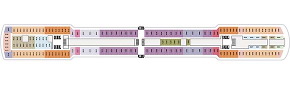 MS Eurodam Deckplan 6