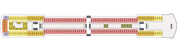 MS Eurodam Deckplan 8