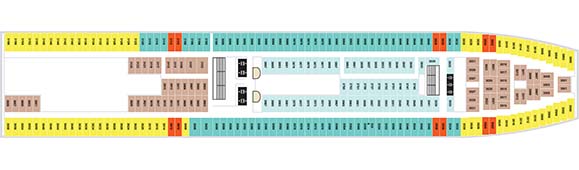 Grandeur of the Seas Deckplan 3