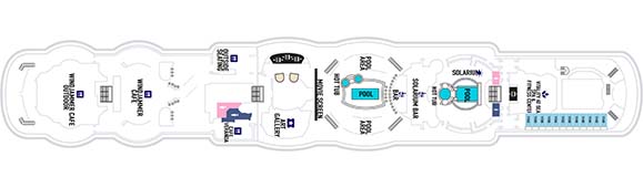 Jewel of the Seas Deckplan 11