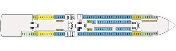 MS Koningsdam Deckplan 1