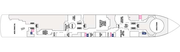 MS Koningsdam Deckplan 2