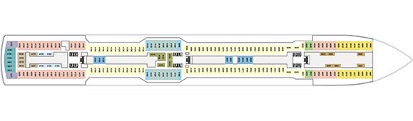 MS Koningsdam Deckplan 4