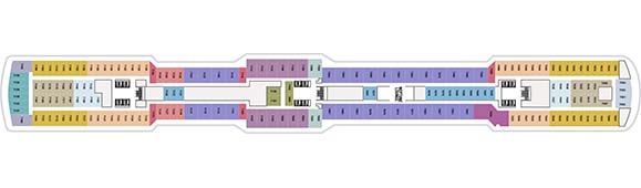 MS Koningsdam Deckplan 7