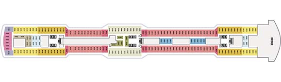 MS Koningsdam Deckplan 8